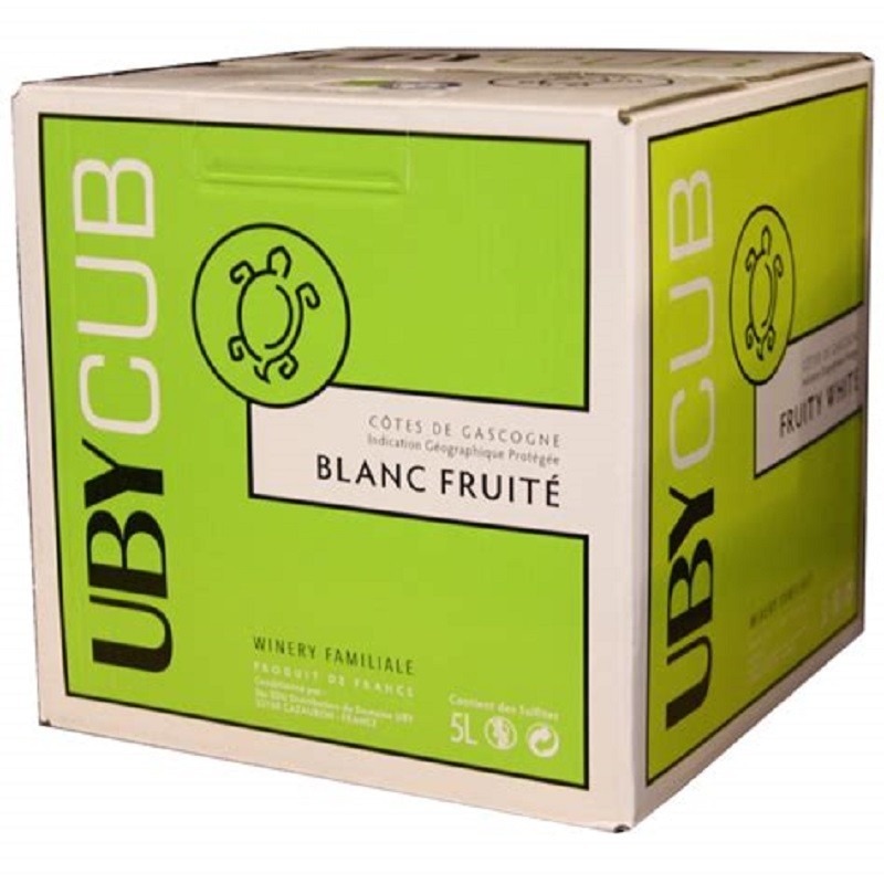 Domaine Uby Cub Blanc Sec Et Fruite 5 Litres | french wine